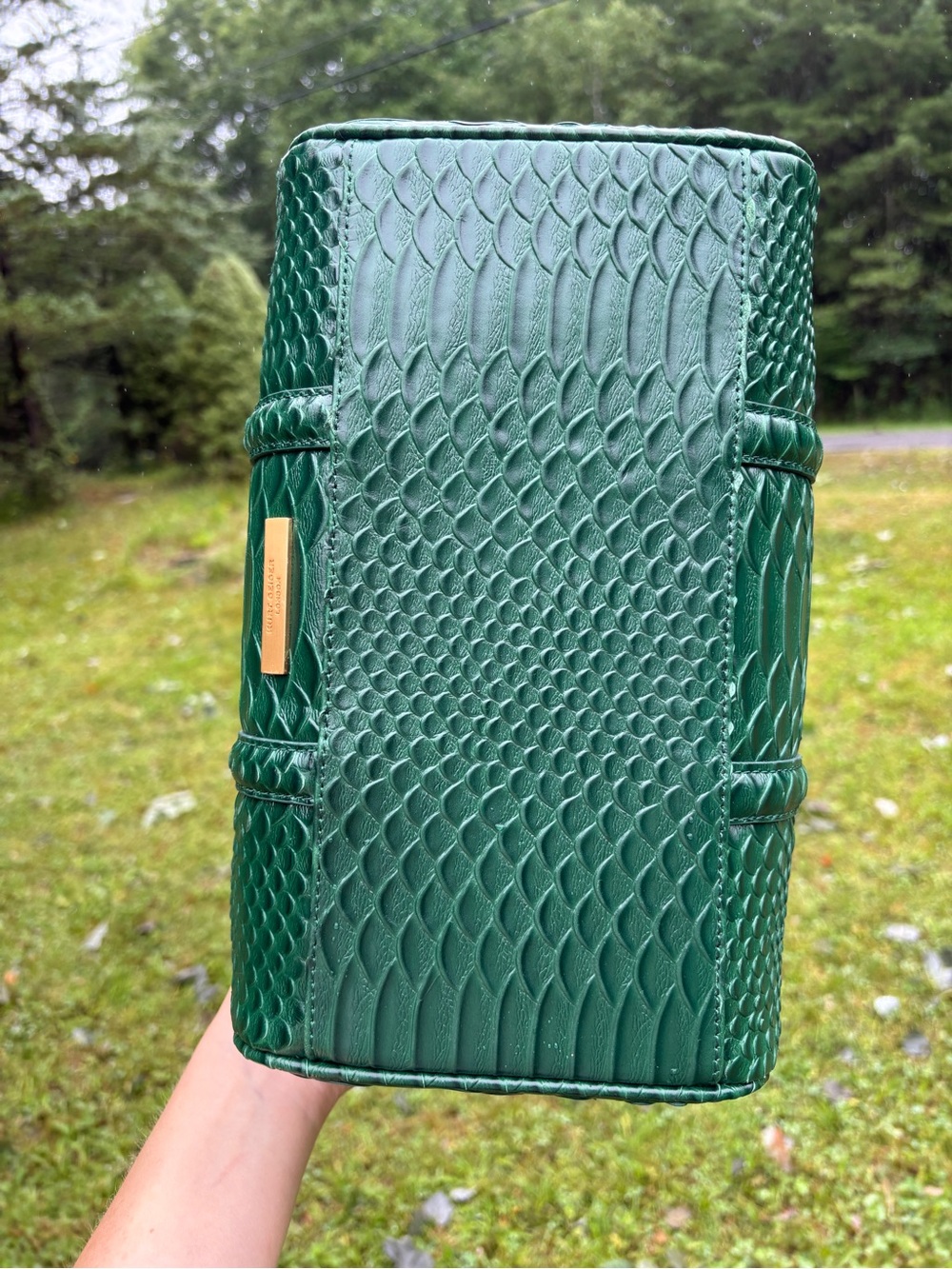 Kurt Geiger London Kensington Snake Embossed Boston Bag - Picture 13 of 17